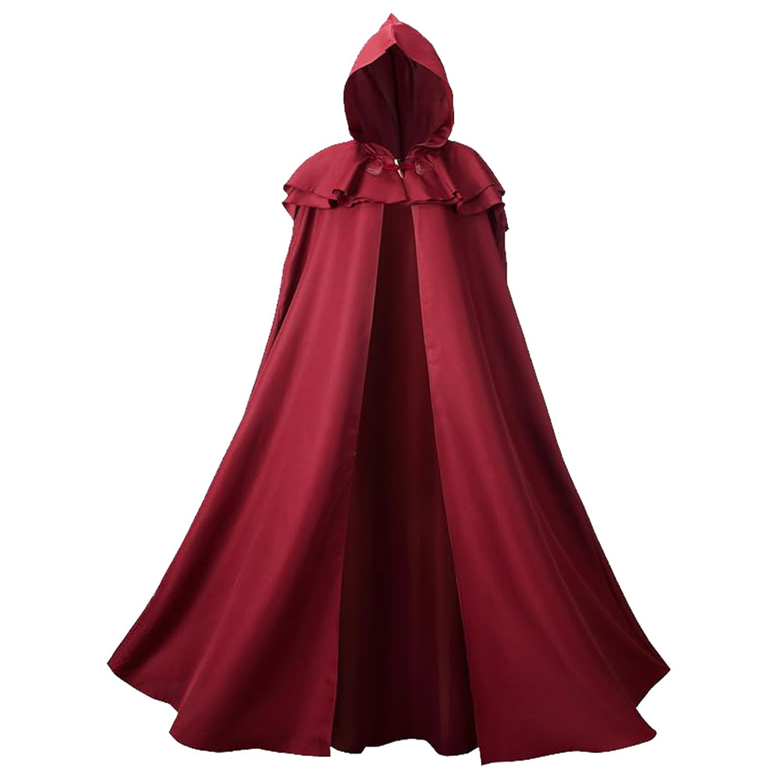 Bathrobe - ฮาโลวีนผู้หญิง Cape Party เครื่องแต่งกายยุคกลางผู้หญิงแวมไพร์แม่มดคอสเพลย์เครื่องแต่งกายเสื้อคลุมแม่มด Robe หลวมเสื้อแจ็คเก็ต