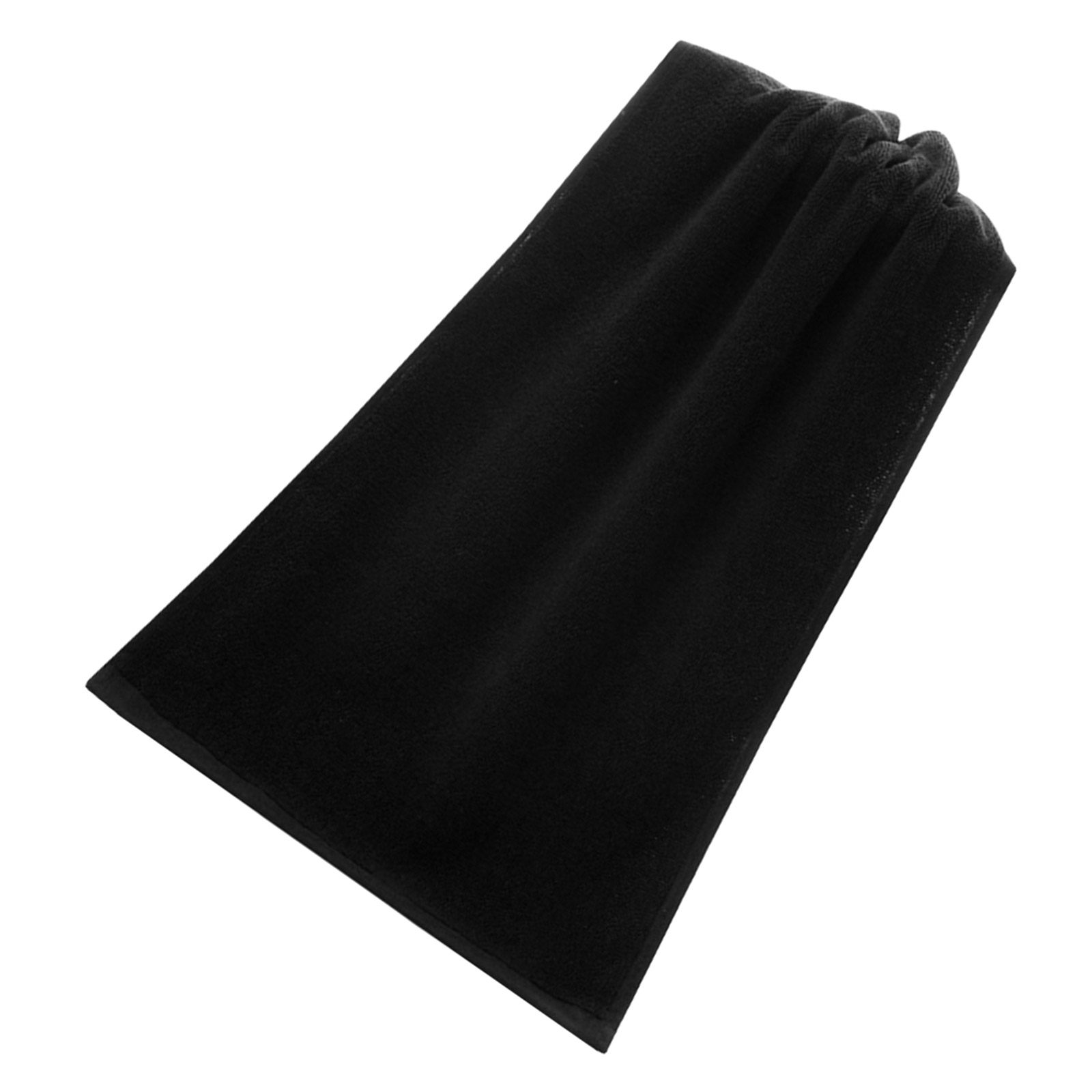 Spa Towel - ผ้าเช็ดมือผ้าฝ้ายสีดำขนาดใหญ่พิเศษ บริสุทธิ์จากธรรมชาติ นุ่ม ซึมซับดี ผ้าเช็ดมือหรูหราสำหรับห้องน้ำ โรงแรม