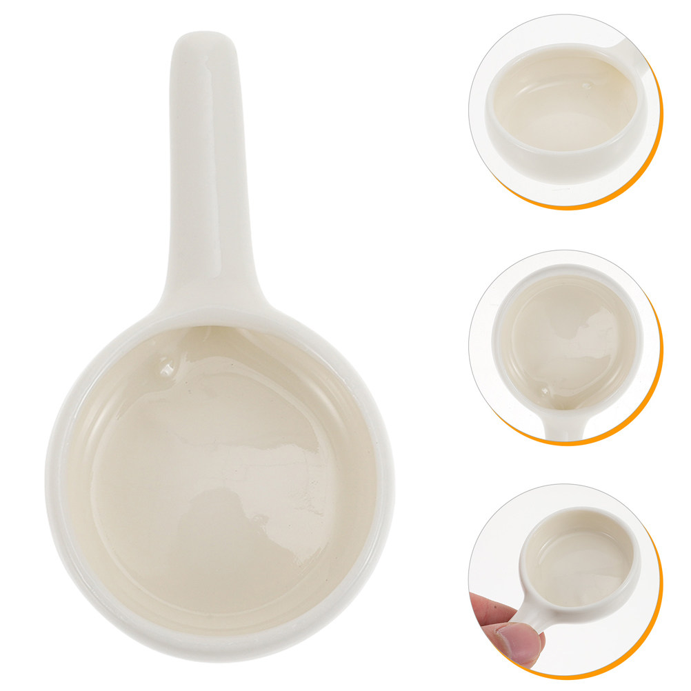 Wax Warmer - ถาดเซรามิก 3 ชิ้น งานฝีมือประณีต ที่วางช้อนแบบพกพา ที่จุดกำยาน