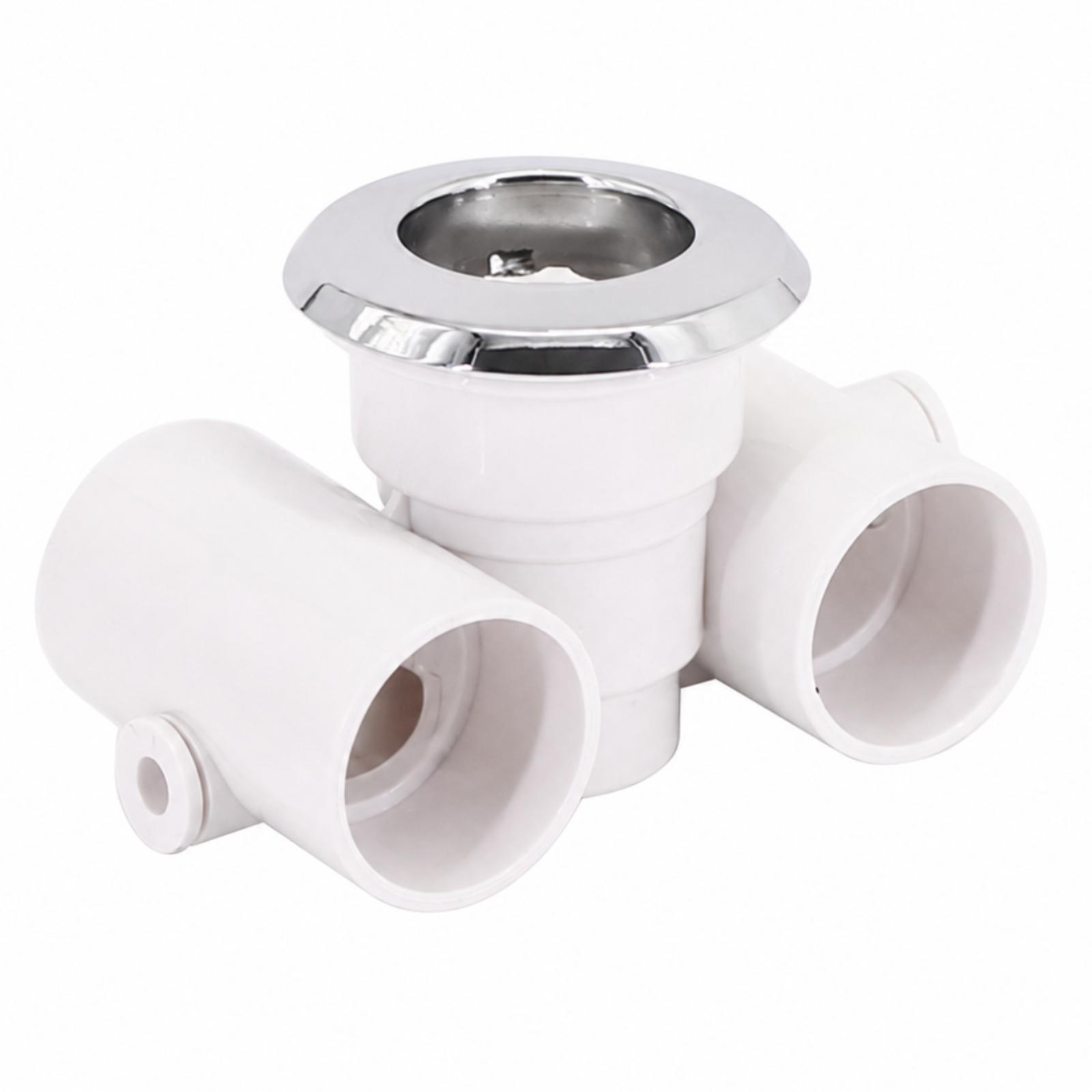Spa Massager - หัวฉีดนวดสำหรับสระว่ายน้ำและสปา แบบสองทาง สำหรับระบบไฮโดรเทอราปี พร้อมแผ่นหน้าสแตนเลส และซีลยาง