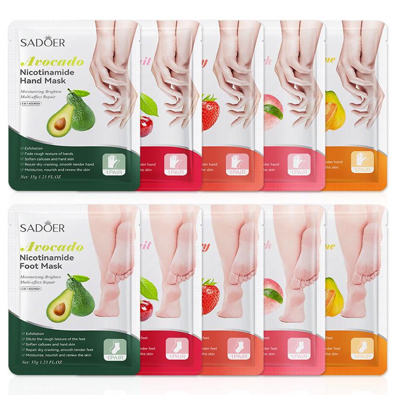 1 คู่ SADOER ผลไม้มาส์กเท้ามาส - Foot Spa บทวิจารณ์และราคา