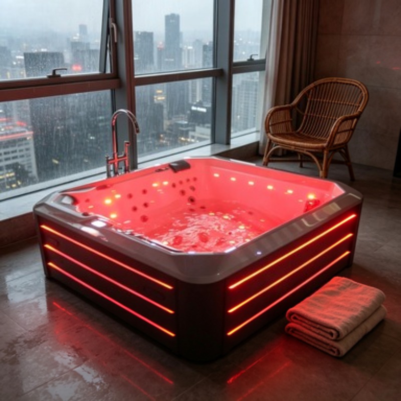 อ่างน้ำร้อนสปาจากุซซี่อะคริลิก - Spa Massager บทวิจารณ์และราคา