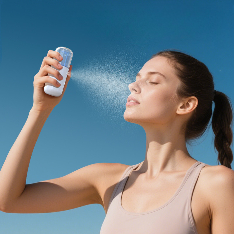 เครื่องพ่นละอองนาโนแบบพกพา ชาร - Face Steamer บทวิจารณ์และราคา