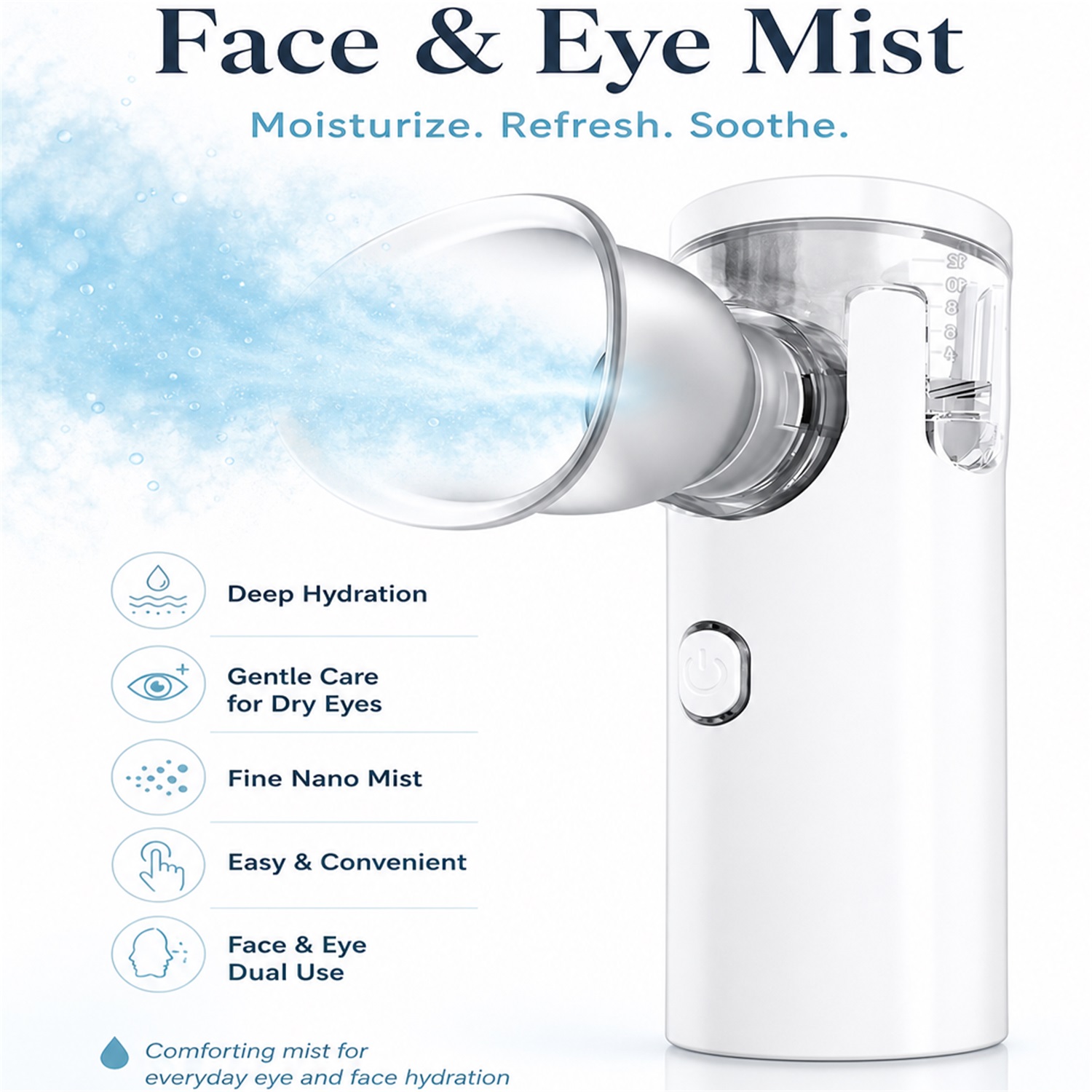 เครื่องนวดตาแบบสเปรย์นาโน เครื - Face Steamer บทวิจารณ์และราคา