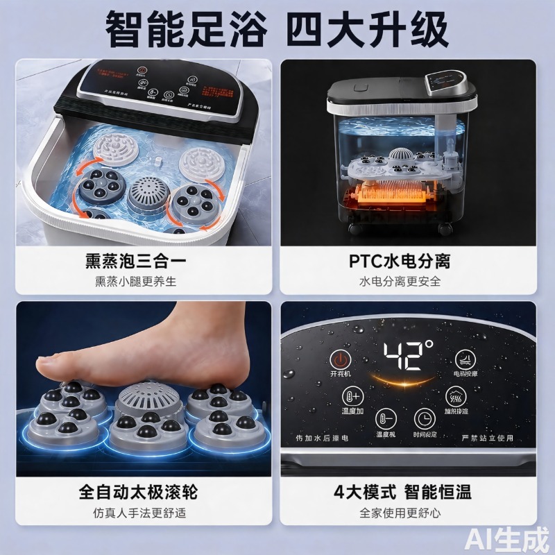 อ่างแช่เท้าไฟฟ้า, อ่างสปาพร้อม - Foot Spa บทวิจารณ์และราคา